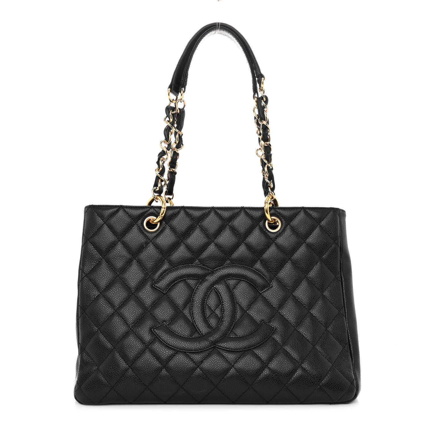 Chanel Caviar Quilted Grand Shopping Tote GST Black 1 of 10
