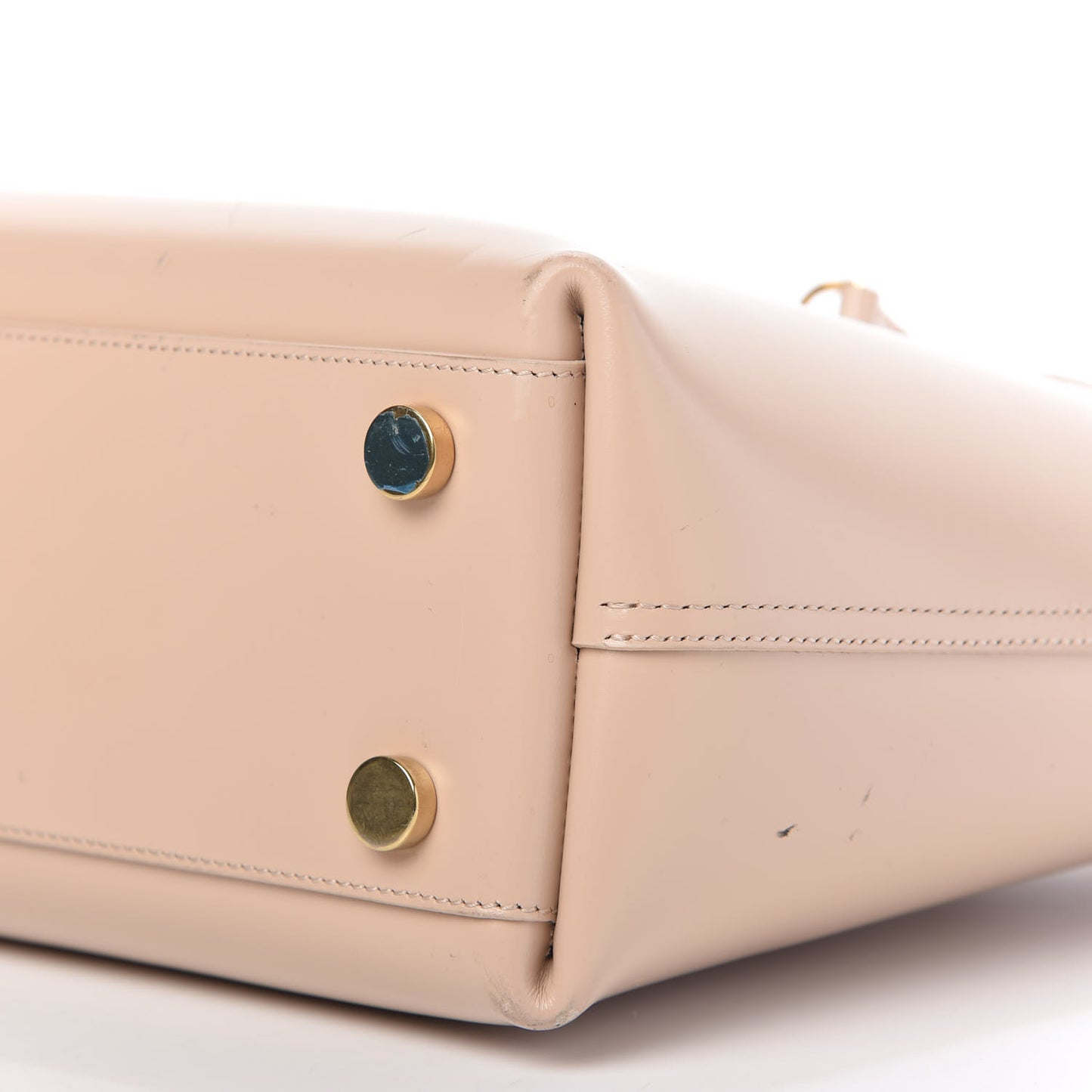 Calfskin Classic Monogram Double Face Tote Nude Powder