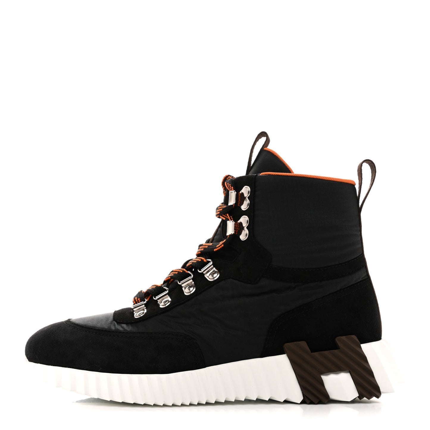 Suede Goatskin Nylon Klimb Sneakers 38 Black