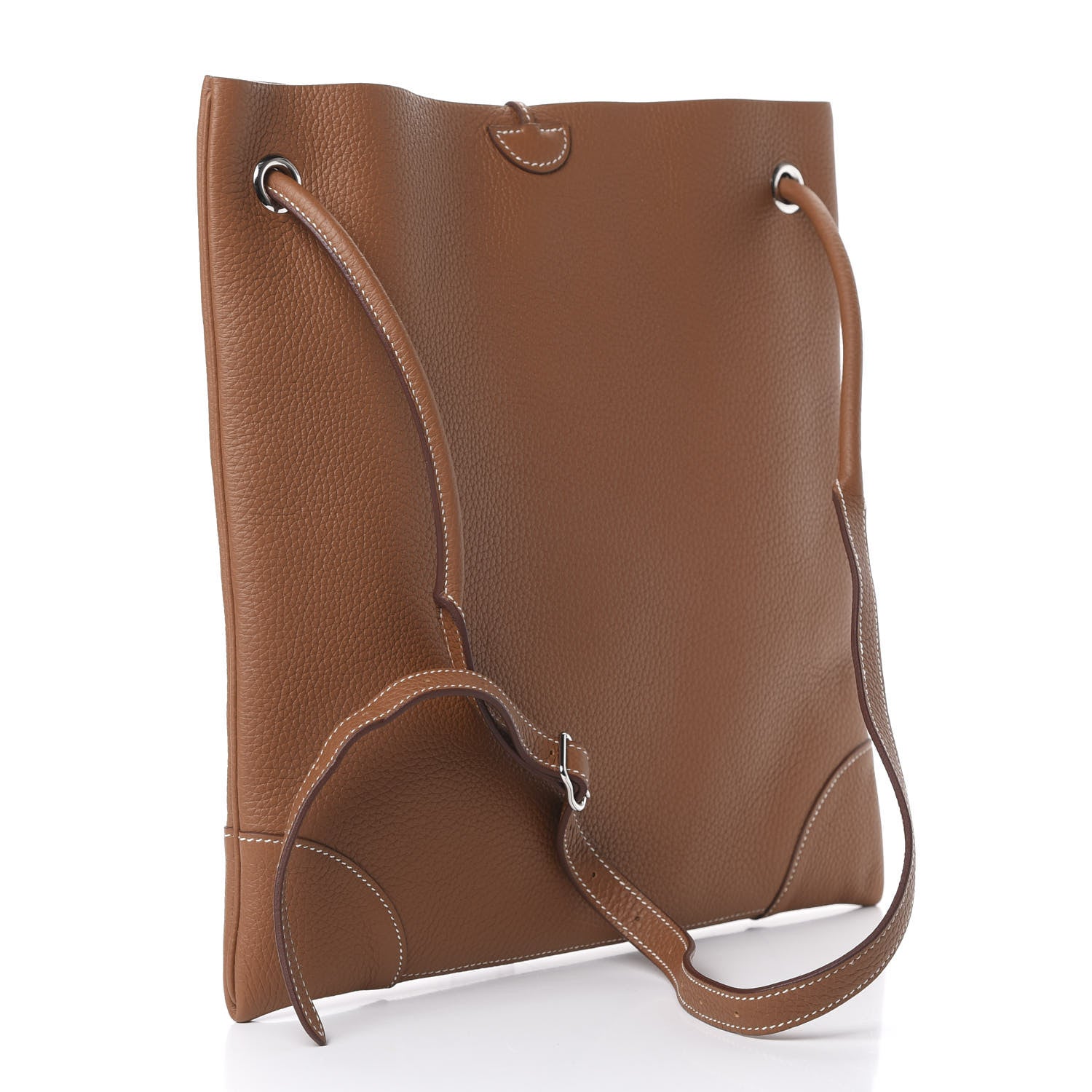 Hermes Taurillon Clemence Silkycity 33 Gold 2 of 12