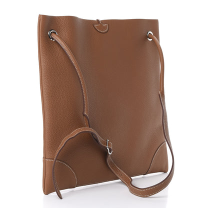 Hermes Taurillon Clemence Silkycity 33 Gold 2 of 12