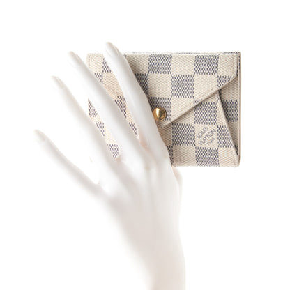 Louis Vuitton Damier Azur Compact Origami Wallet 2 of 7