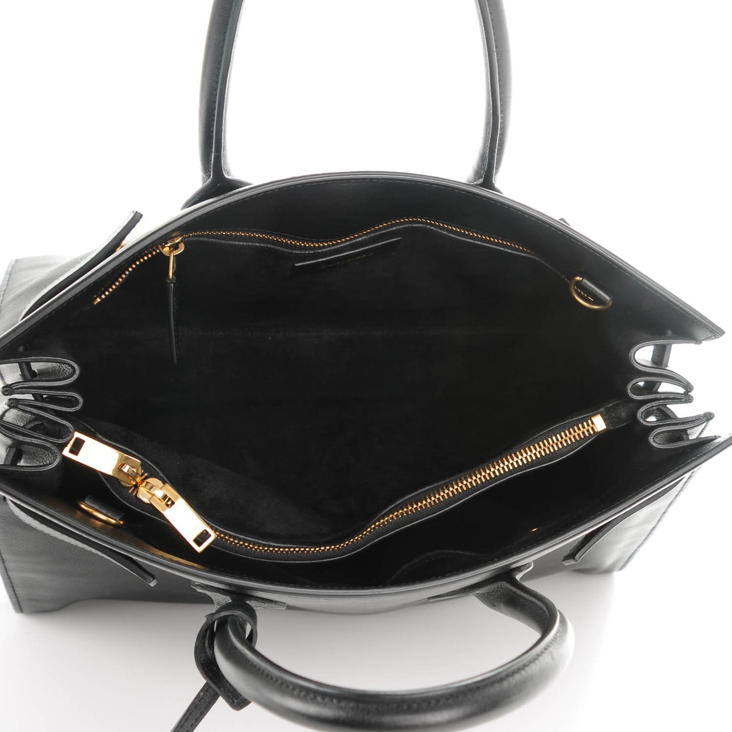 Calfskin Small Sac De Jour Black