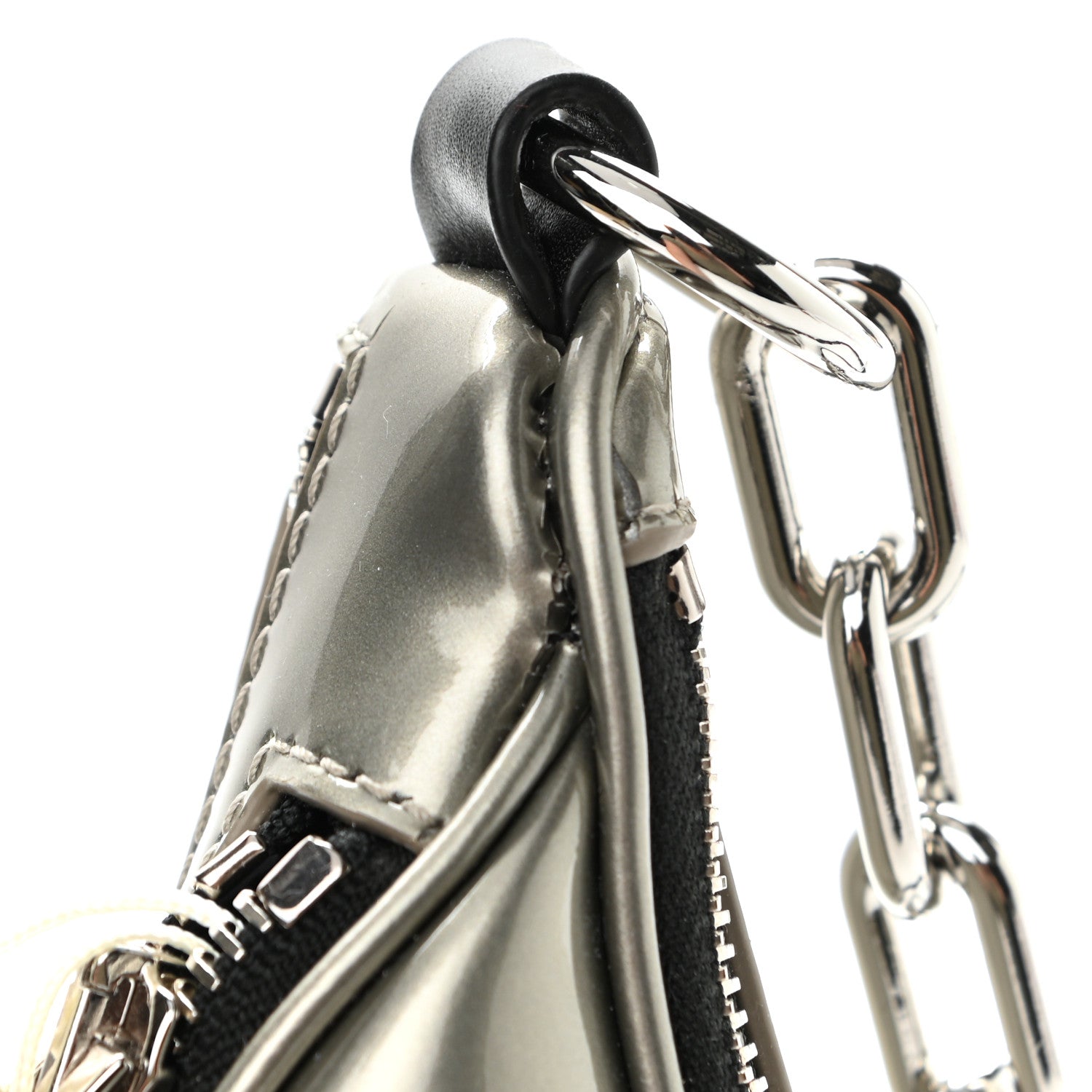 Alexander Wang Metallic Lambskin Mini Attica Belt Bag Silver 9 of 9