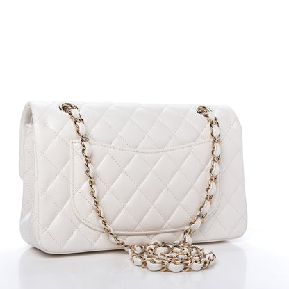 Chanel Caviar Quilted Small Double Flap White 3 of 11