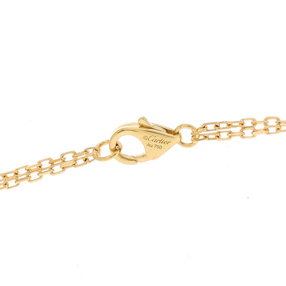 Cartier 18K Yellow Gold 2 Diamond LOVE Necklace 9 of 9
