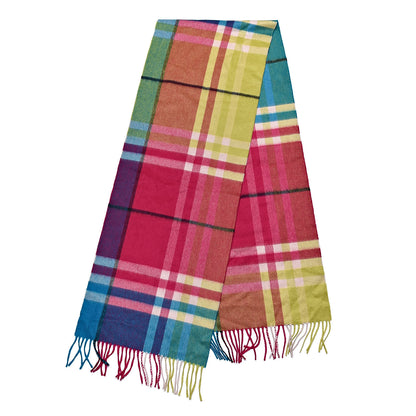 Burberry Cashmere Giant Check Scarf Multi 3 of 4