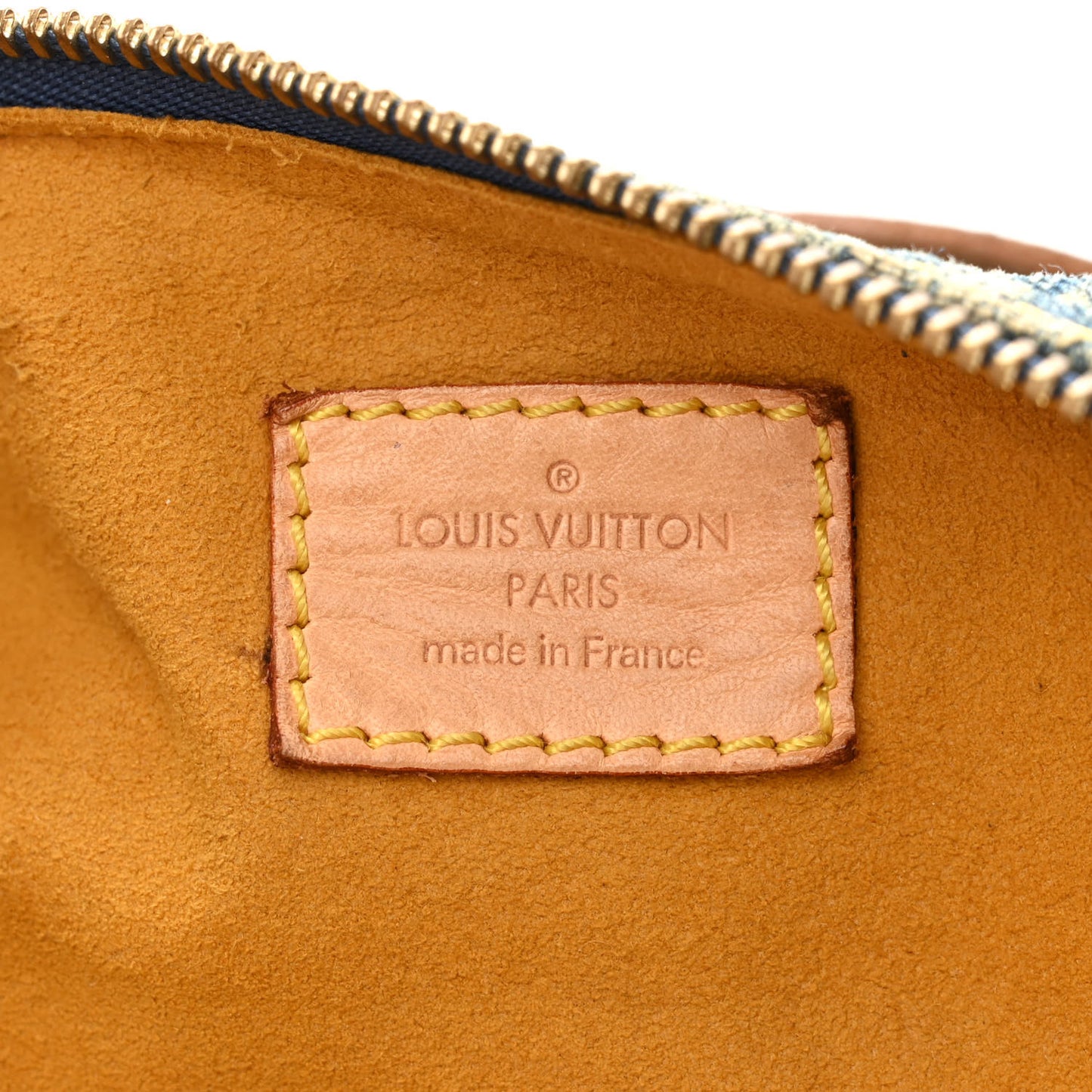 Monogram Denim Baggy PM Blue