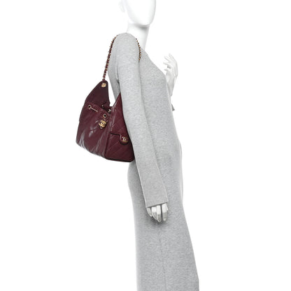 Chanel Caviar Quilted Small Chanel 25 Handbag Burgundy 2 of 11