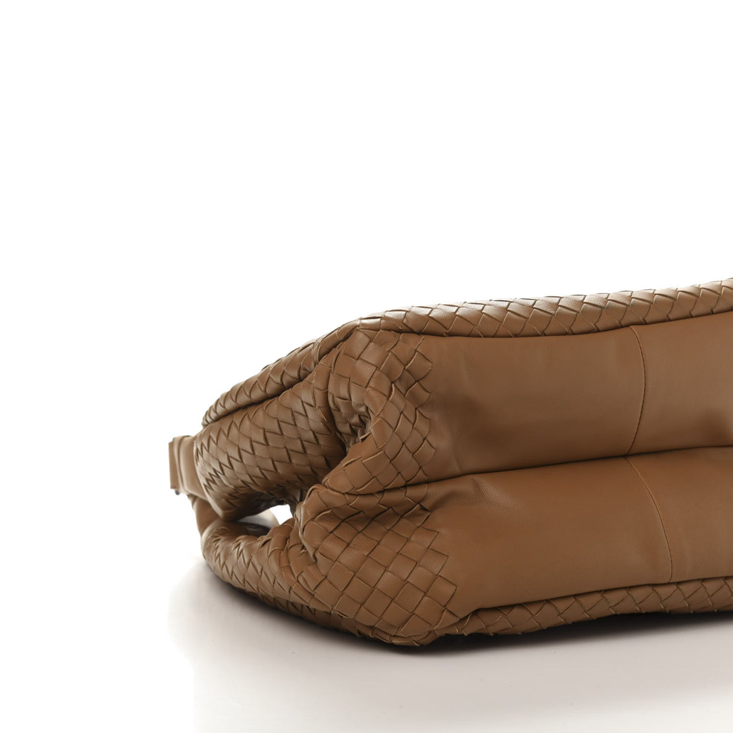Nappa Intrecciato Medium Campana Hobo Noce