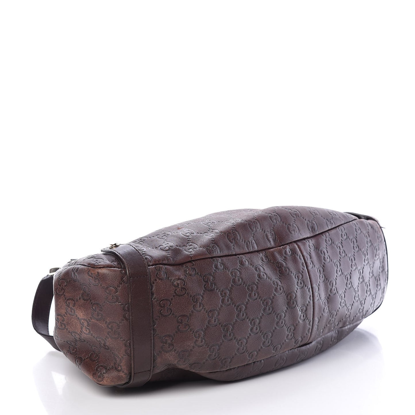 Guccissima Medium Abbey Shoulder Bag Chocolate
