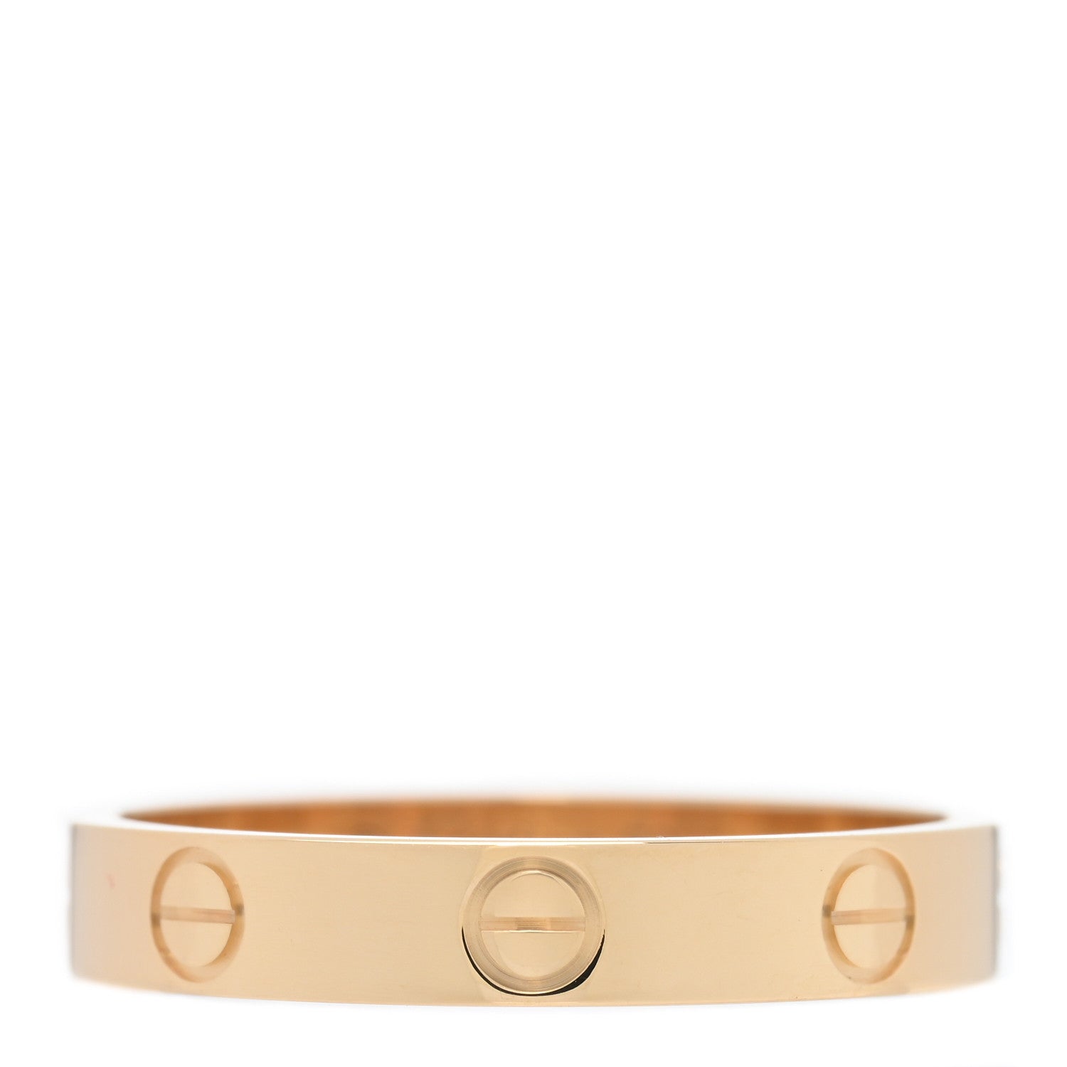 Cartier 18K Yellow Gold 3.5mm LOVE Wedding Band Ring 58 8.25 1 of 5