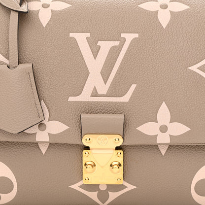 Louis Vuitton Empreinte Monogram Giant Madeleine MM Dove Grey Beige 8 of 10