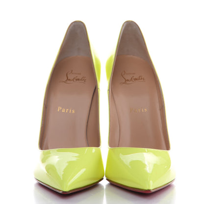 Christian Louboutin Patent So Kate 120 Pumps 39 Neon Yellow 2 of 7