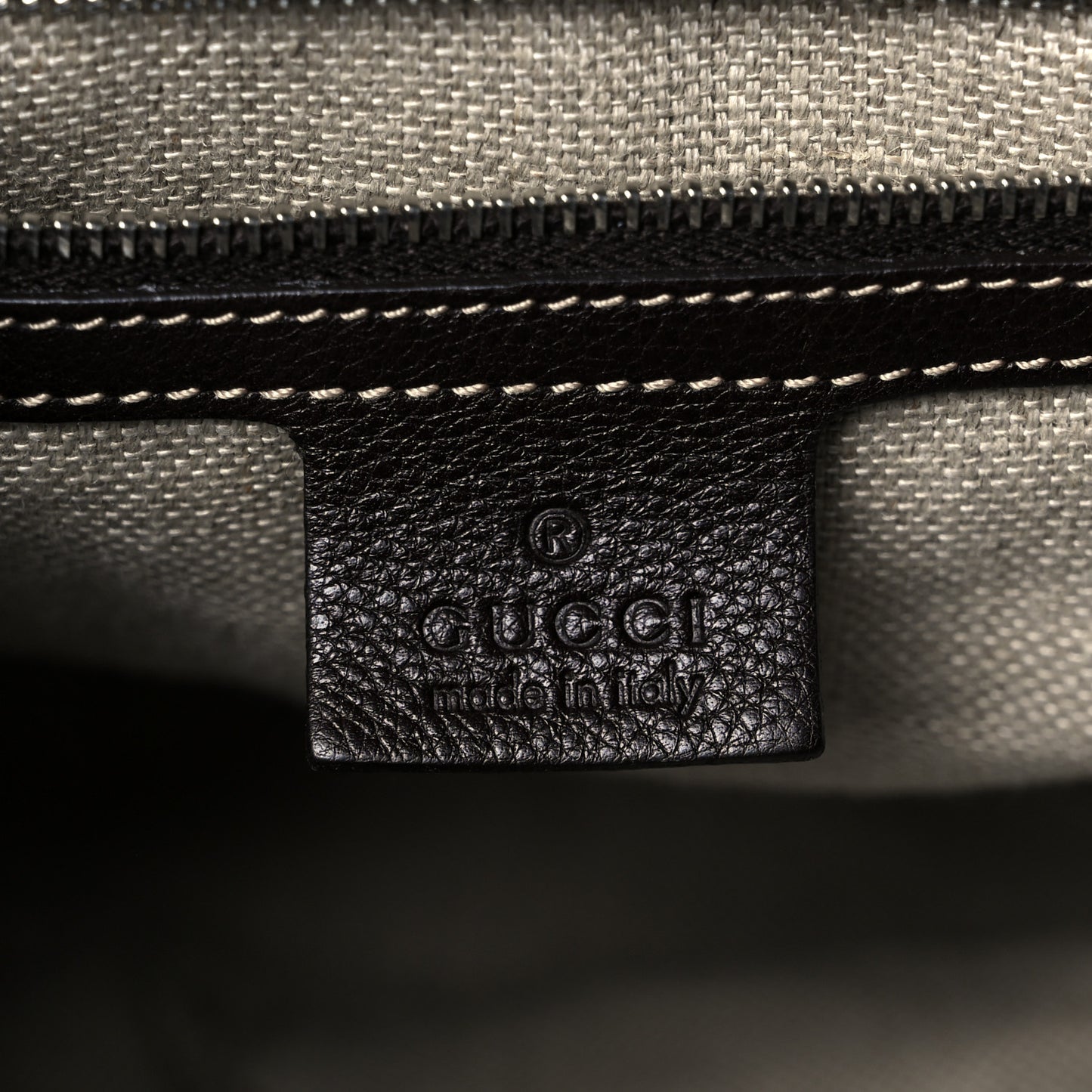 Monogram Large Icon Bit Hobo Dark Brown