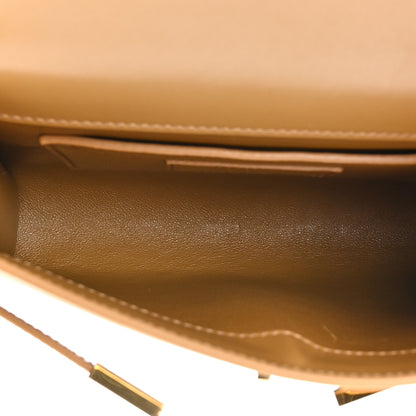 Saint Laurent Smooth Calfskin Mini Manhattan Shoulder Bag Natural Tan 5 of 12