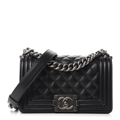 Chanel Caviar Quilted Small Boy Flap Black 1 of 11