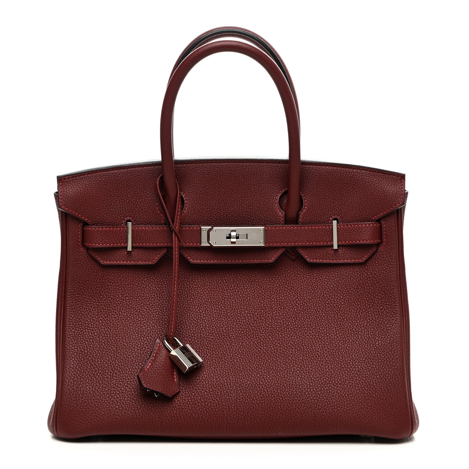 Hermes Togo Birkin 30 Rouge H 1 of 10