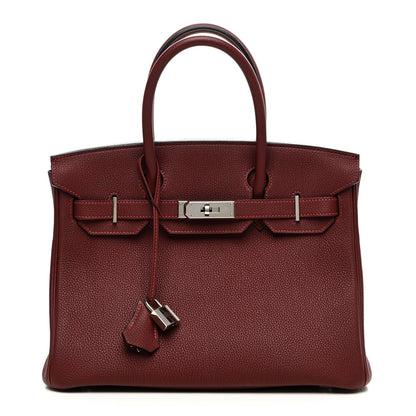 Hermes Togo Birkin 30 Rouge H 1 of 10