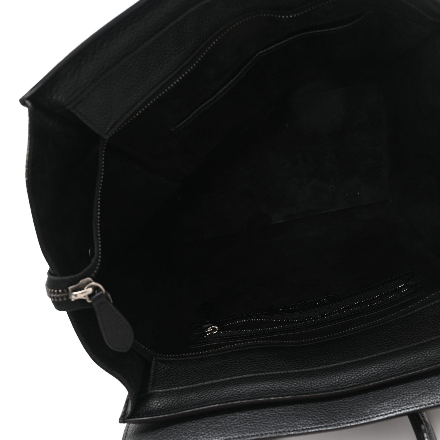 Celine Grained Calfskin Medium Phantom Luggage Black 5 of 10