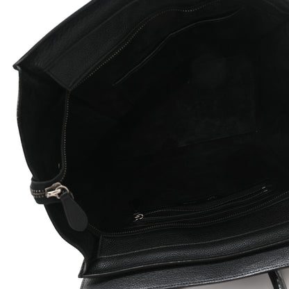 Celine Grained Calfskin Medium Phantom Luggage Black 5 of 10