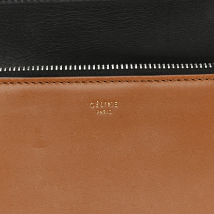 Celine Smooth Calfskin Medium Tri-Color Edge Shoulder Bag Tan 6 of 12