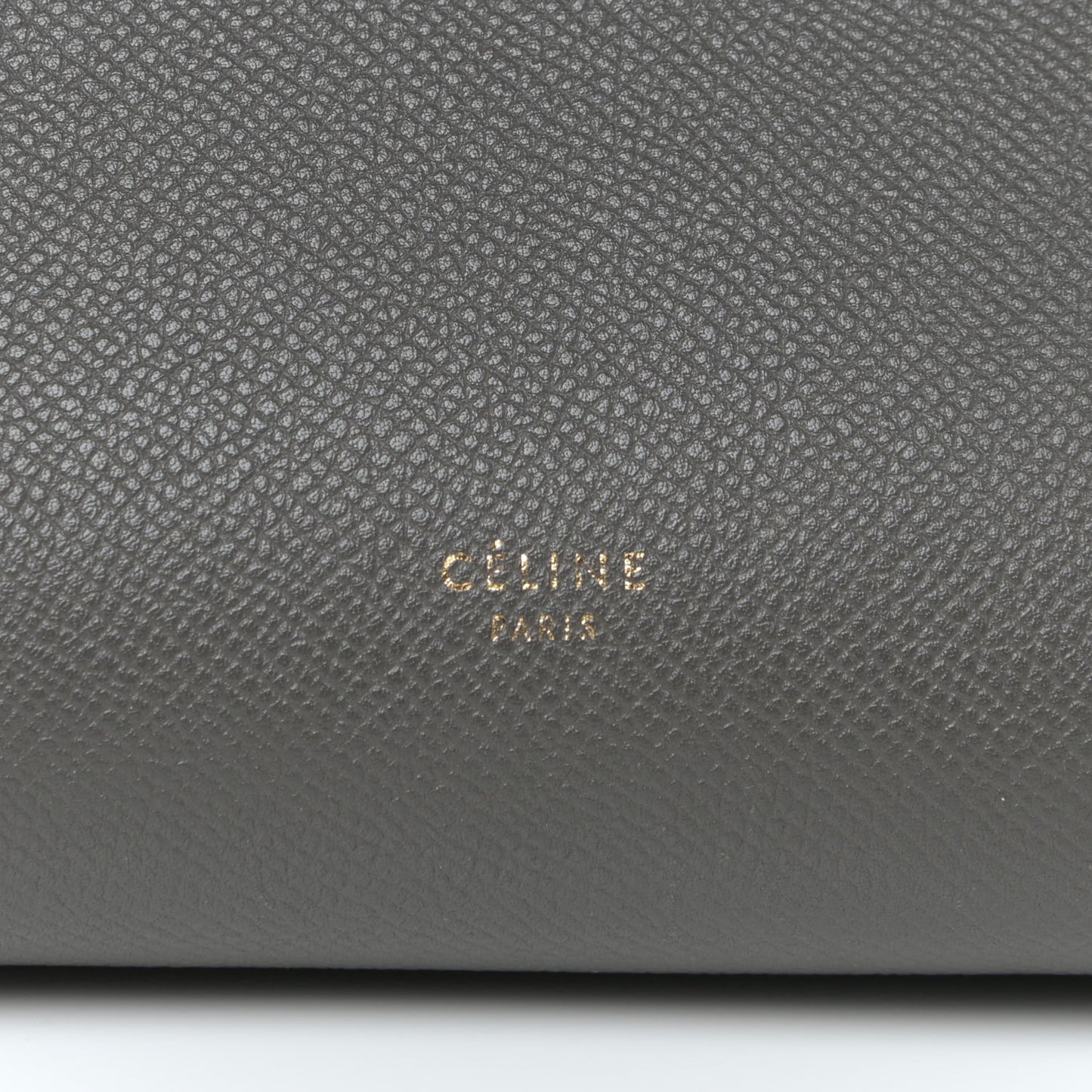 Grained Calfskin Small Belt Bag Grey