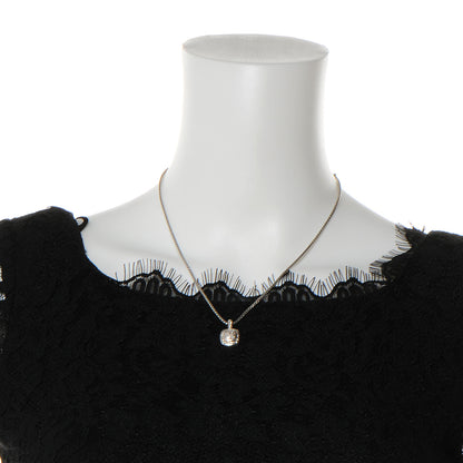 David Yurman Sterling Silver Diamond Pave 7mm Petite Albion Pendant Necklace 2 of 5
