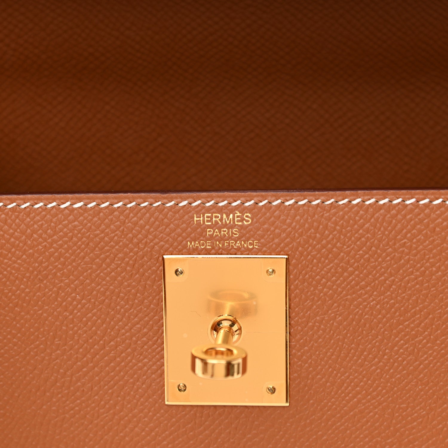 Hermes Epsom Kelly Sellier 28 Gold 6 of 13