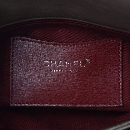 Chanel Metallic Caviar Quilted Medium Just Mademoiselle Beige 6 of 10