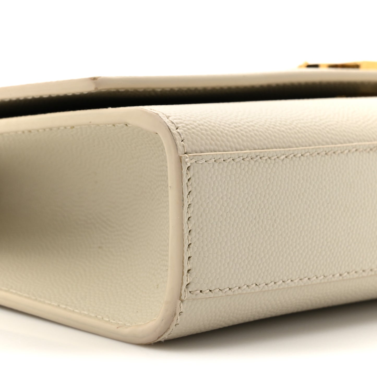 Grain De Poudre Medium Classic Monogram Kate Satchel Crema Soft