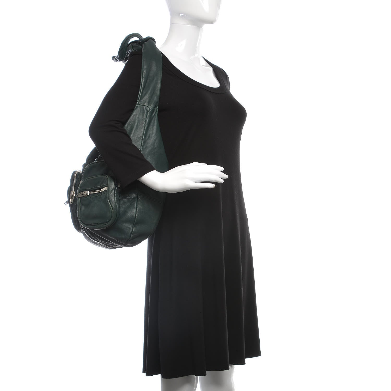 Alexander Wang Lambskin Donna Hobo English Green 2 of 9