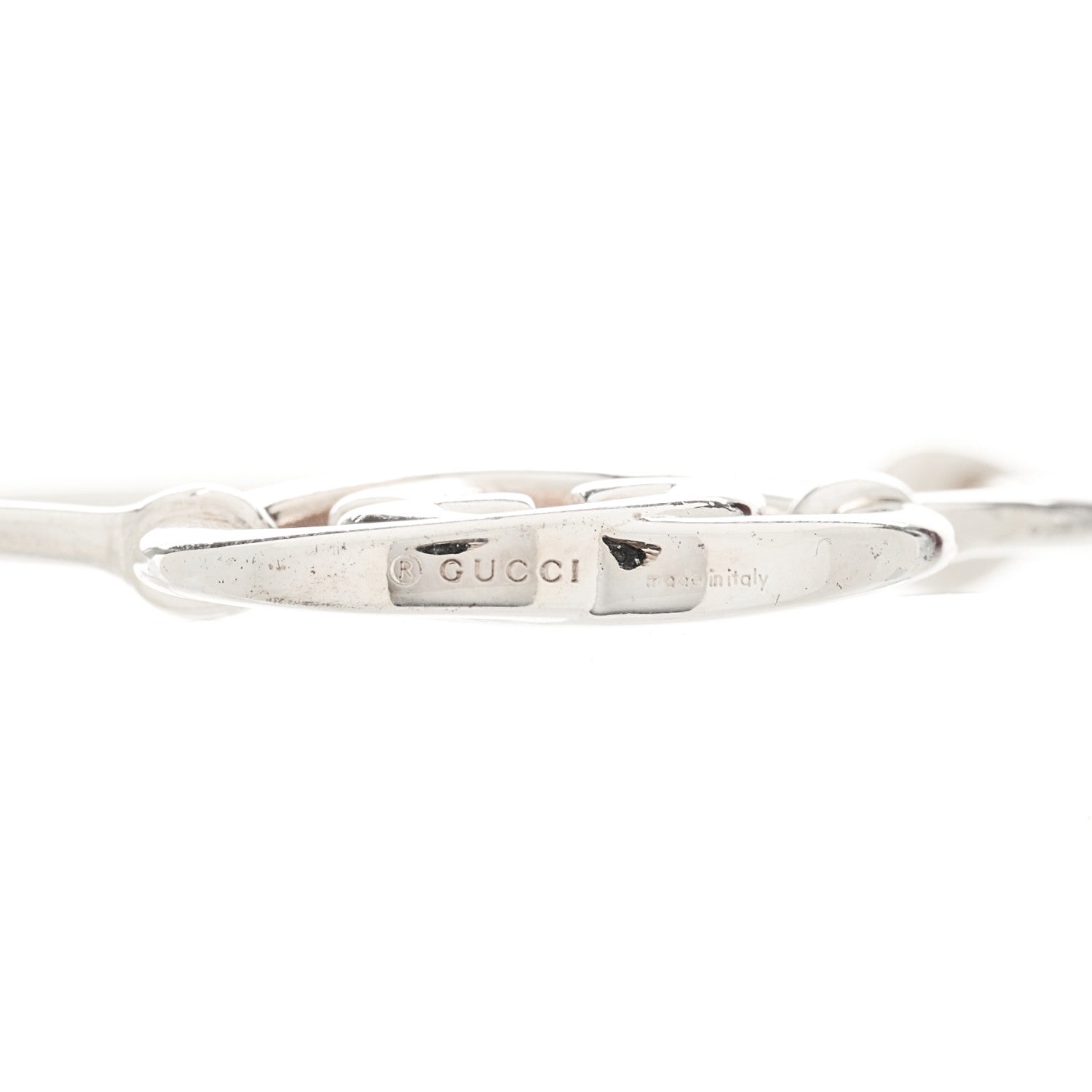 Gucci Sterling Silver Britt Hoop Earrings 4 of 6