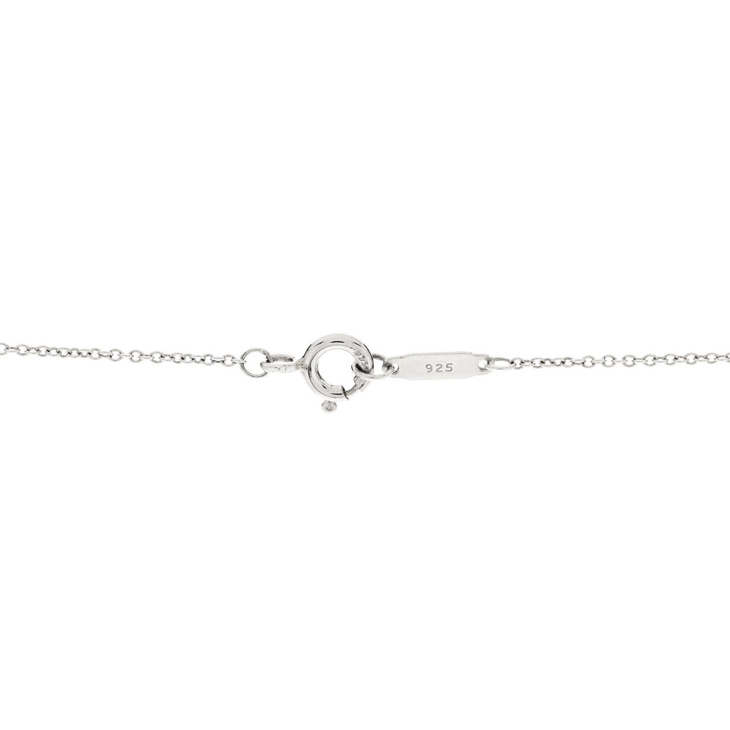 Sterling Silver 1837 Lock Charm Pendant Necklace