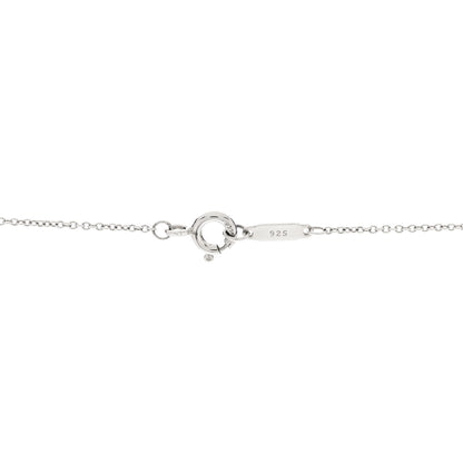 Tiffany Sterling Silver 1837 Lock Charm Pendant Necklace 5 of 6