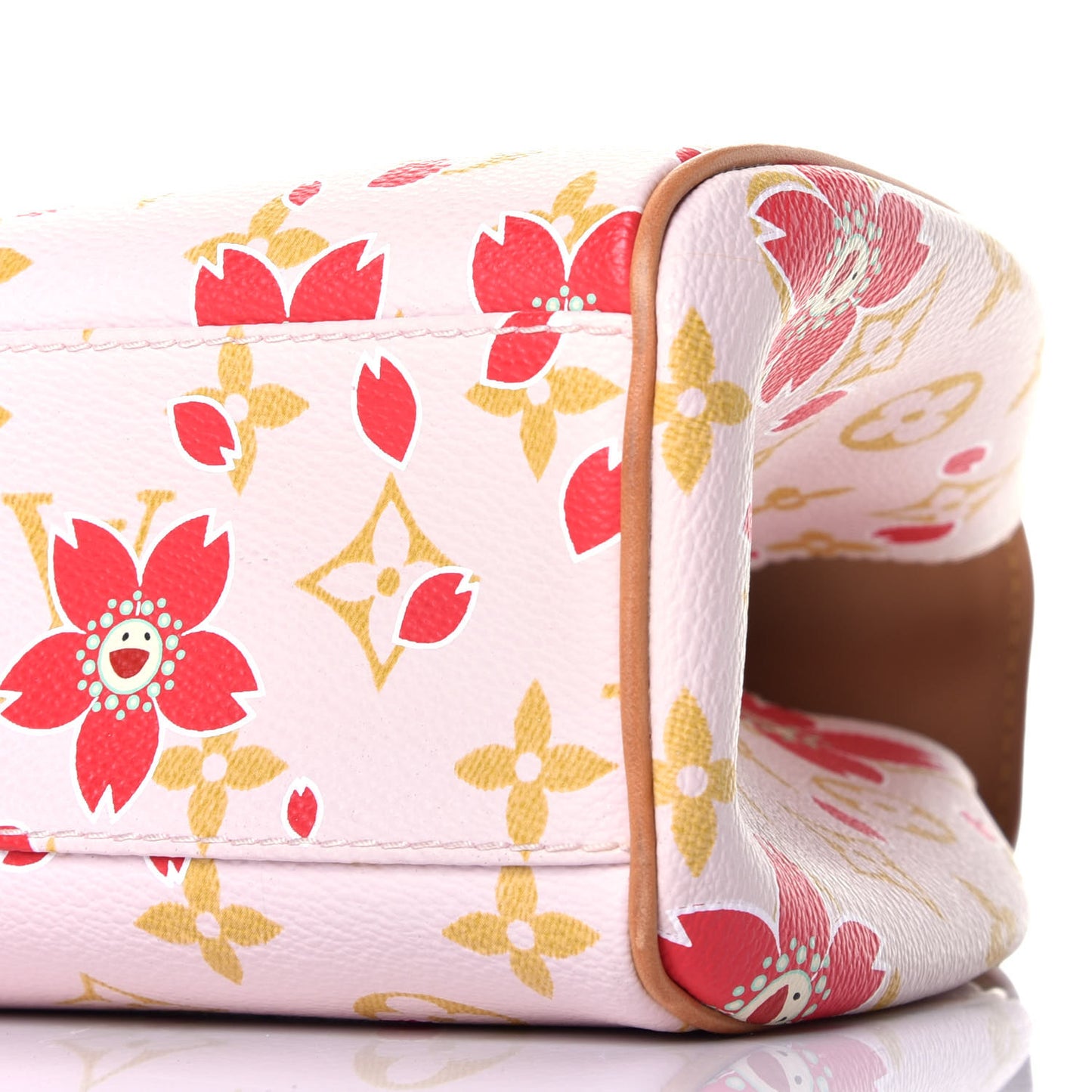 Monogram Cherry Blossom Sac Retro Bag Red