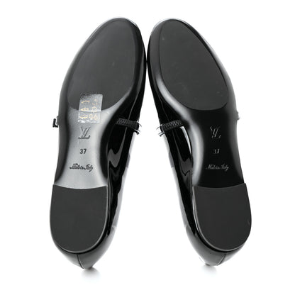 Louis Vuitton Patent Uniformes Ballet Flats 37 Black 5 of 8
