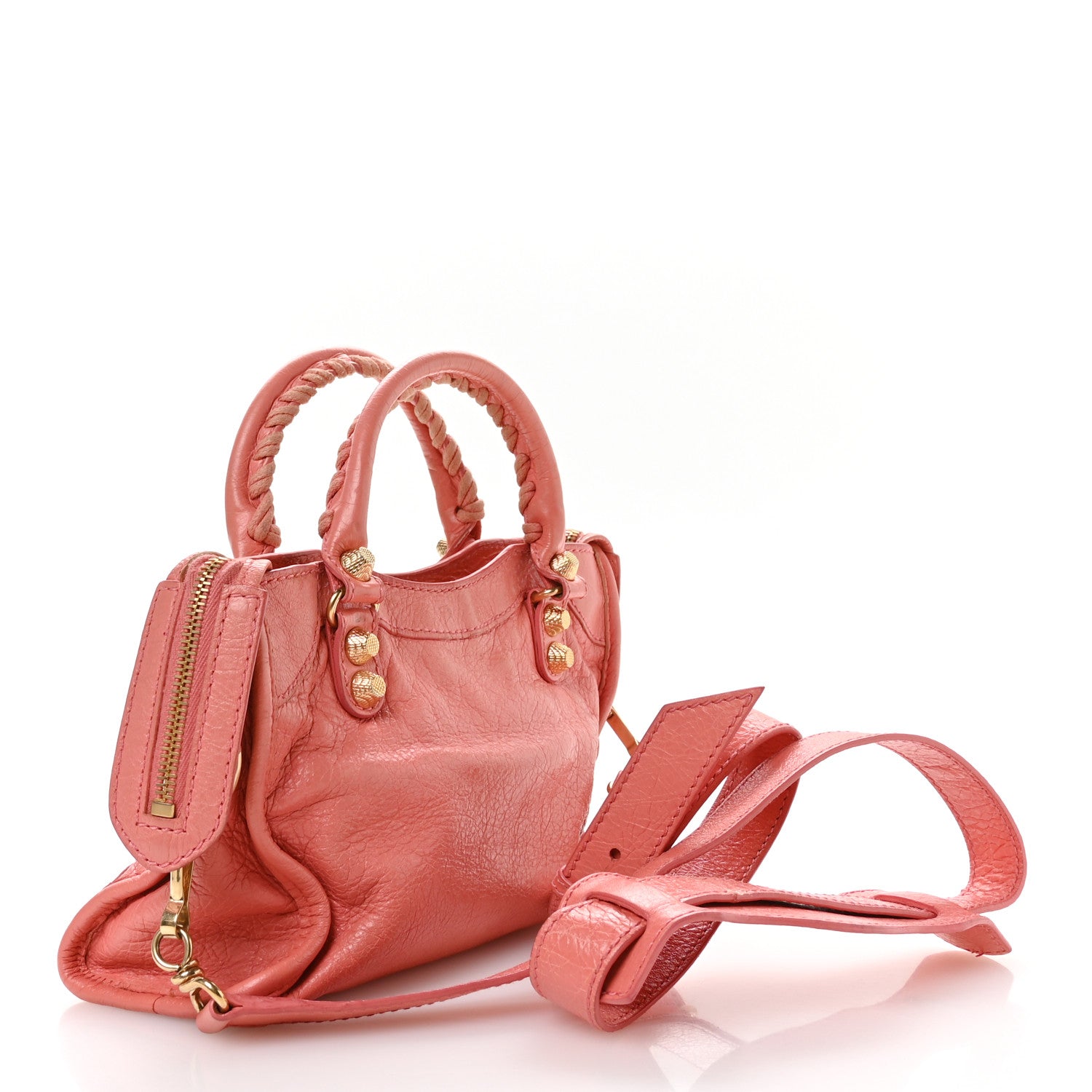 Balenciaga Agneau Giant 12 Gold Hardware Mini City Rose Azalee Rose Jaipur 3 of 10
