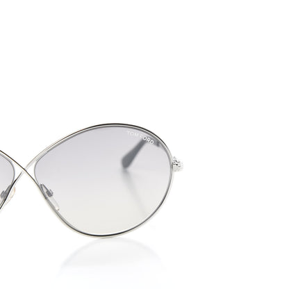 Tom Ford Metal Rania-02 Oval Sunglasses TF564 Silver 7 of 8