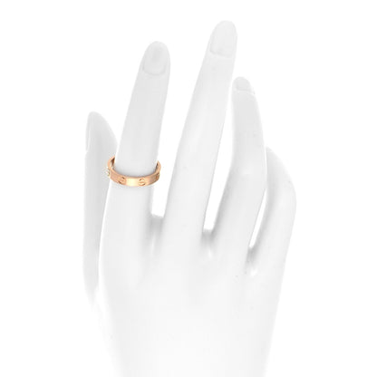 Cartier 18K Pink Gold 3.5mm LOVE Wedding Band Ring 54 6.75 2 of 4