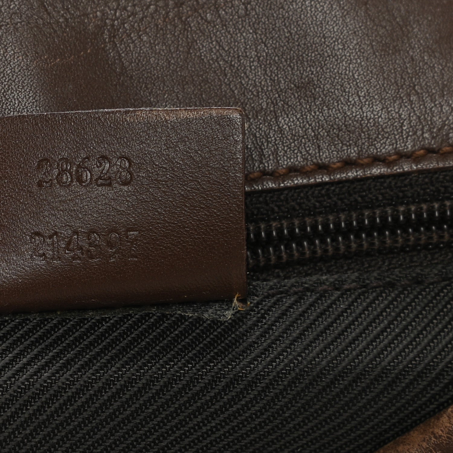 Gucci Monogram Lobster Clasp Jackie O Hobo Brown 7 of 10