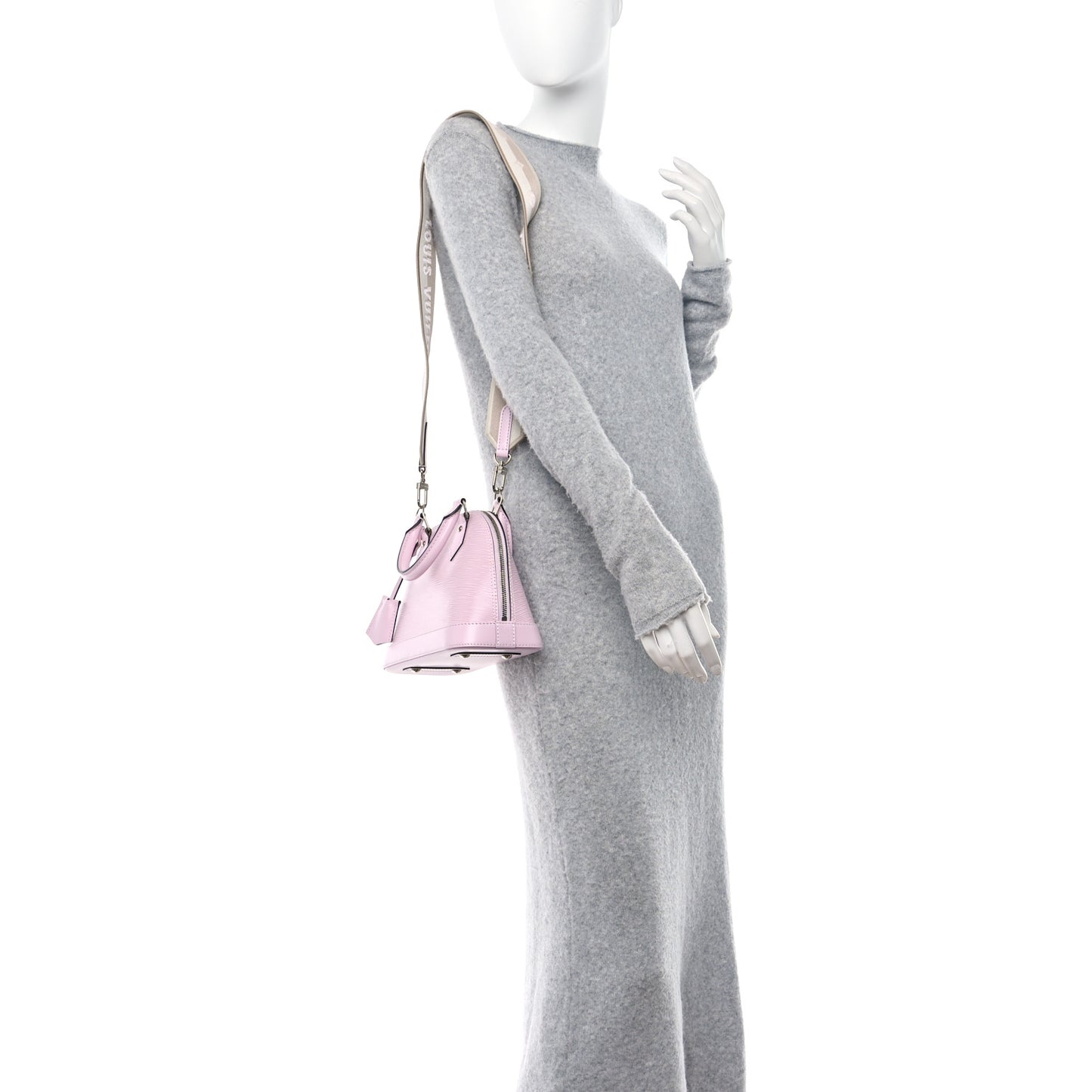 LOUIS VUITTON Epi Jacquard Alma BB Guimauve