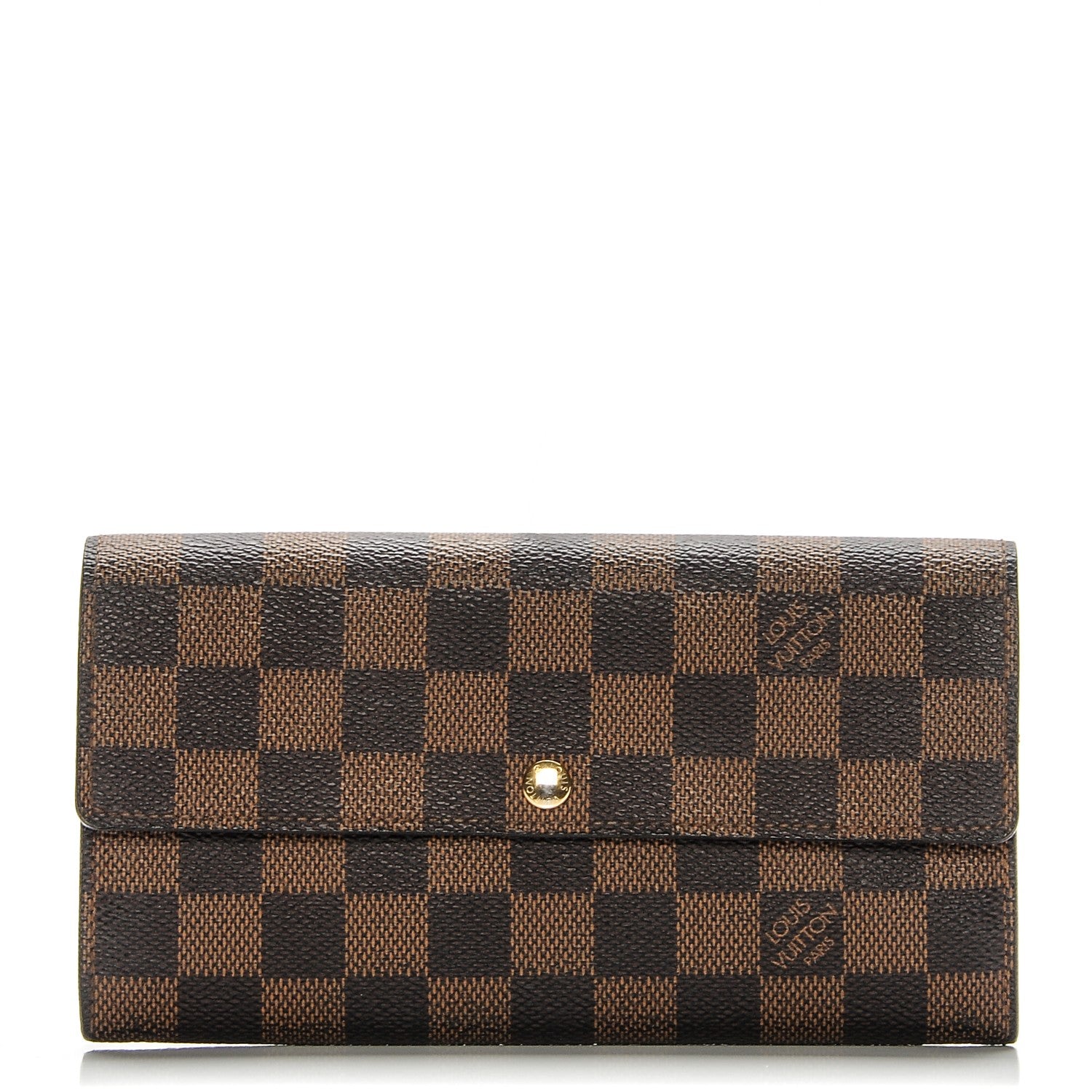 Louis Vuitton Damier Ebene Sarah Wallet 1 of 6