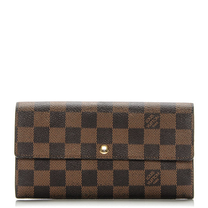Louis Vuitton Damier Ebene Sarah Wallet 1 of 6