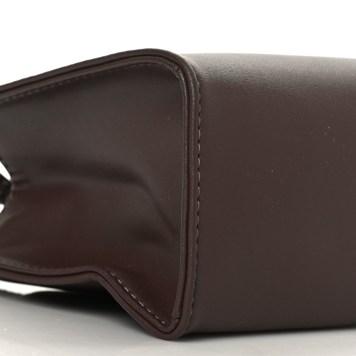 Telfar Vegan Leather Small Shopping Bag Chocolate 7 of 8