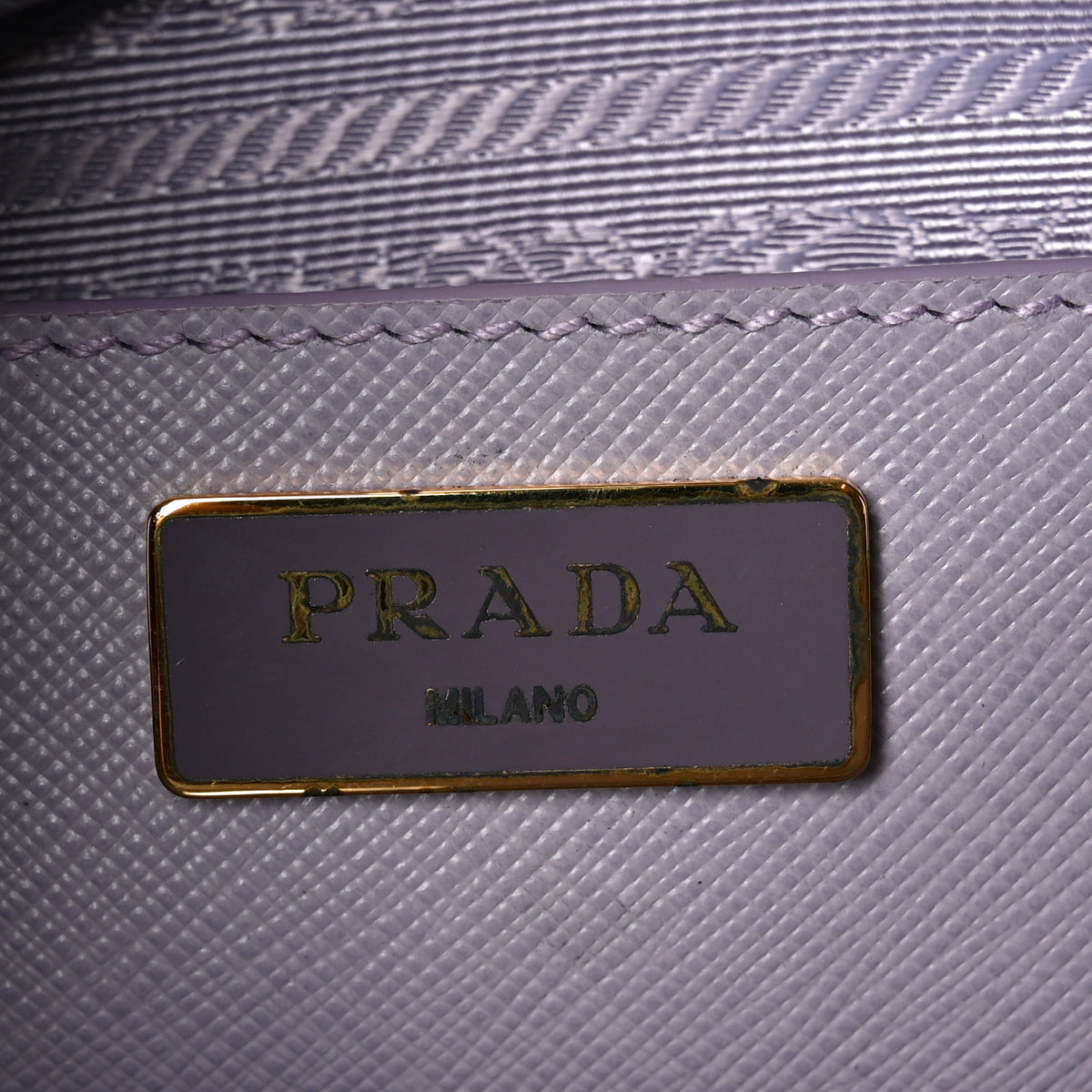 Prada Saffiano Lux Medium Open Promenade Tote Glicine 6 of 9