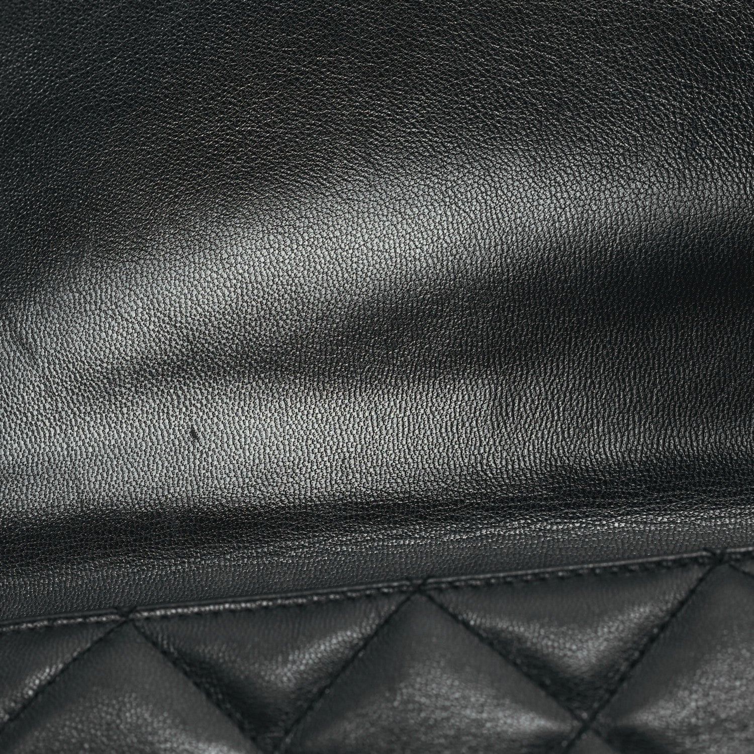 Chanel Goatskin Quilted Timeless CC Clutch Black 10 of 10