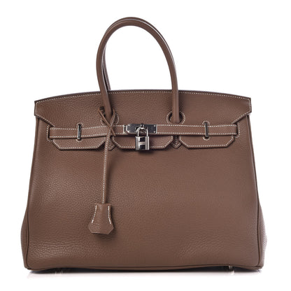 Hermes Togo Birkin 35 Etoupe 1 of 32