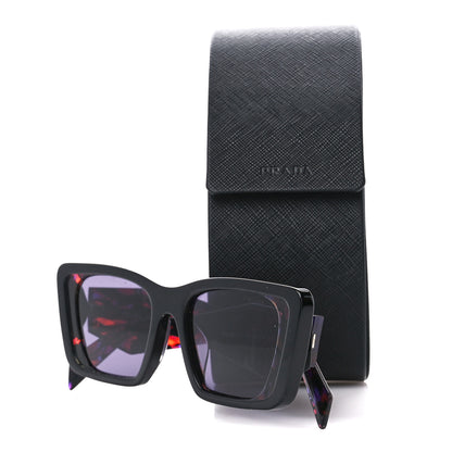 Prada Acetate Symbole Sunglasses SPR 08Y Purple Multicolor 8 of 8
