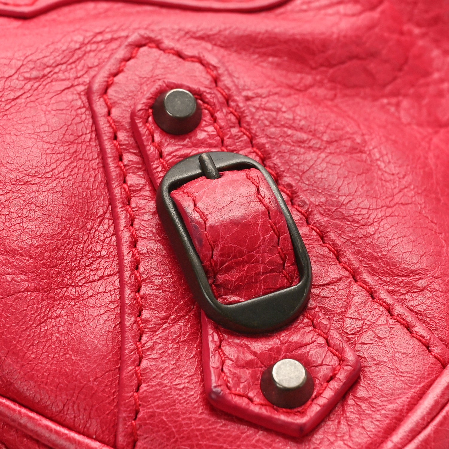Balenciaga Agneau Classic Hardware Hip Rose Thulian 9 of 10
